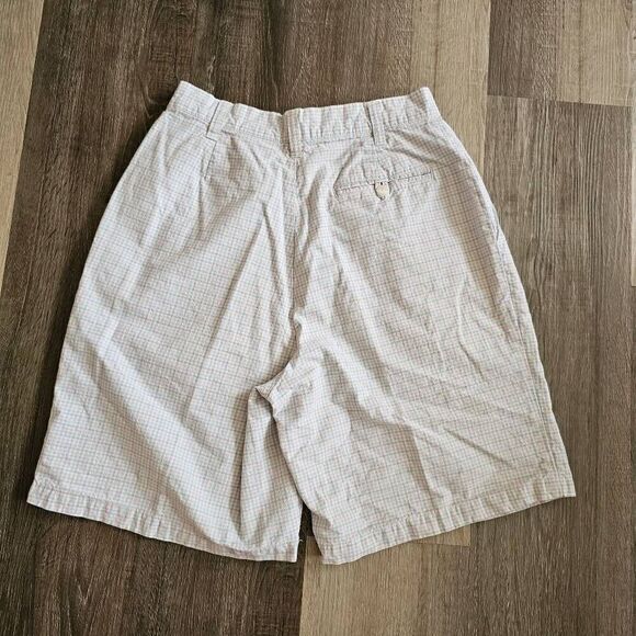 Northern Reflections size 5/6 Women's Gingham Vintage shorts White pink and blue - Picture 3 of 11